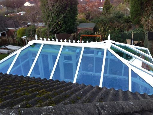 Mallard conservatory in Gee Cross with self cleaning glass roof