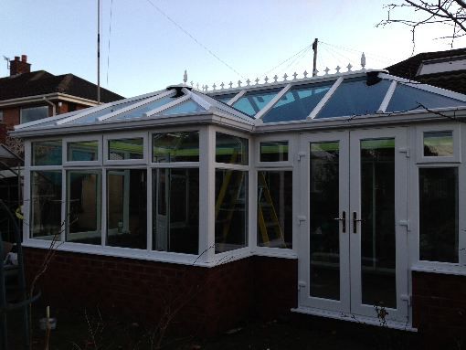 Mallard conservatory in Gee Cross with self cleaning glass roof
