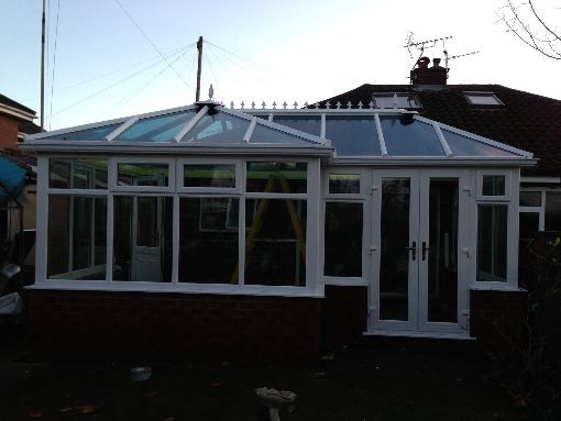 Mallard conservatory in Gee Cross with self cleaning glass roof