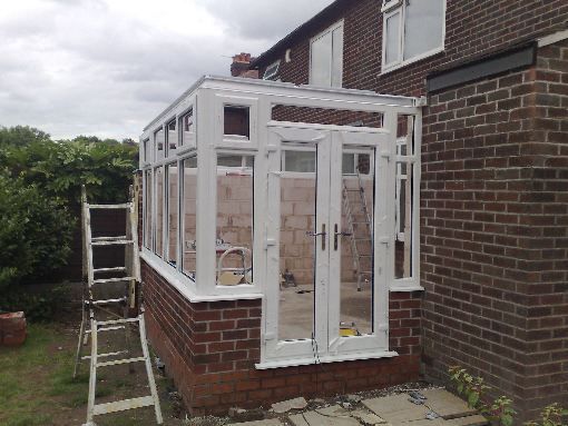 Mallard conservatory in Stalybridge - doors