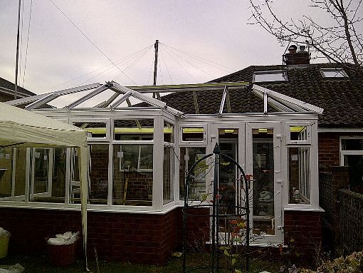 Mallard conservatory in Gee Cross with self cleaning glass roof